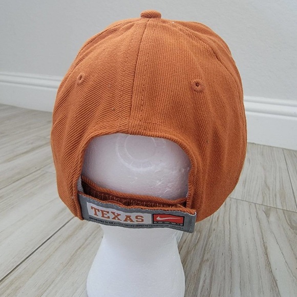 Lot of 2 Texas Longhorns Baseball Cap Hat NCAA Wool Polyester Orange Black - Picture 5 of 16